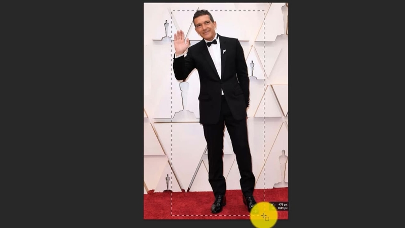 cutout person using selection tool