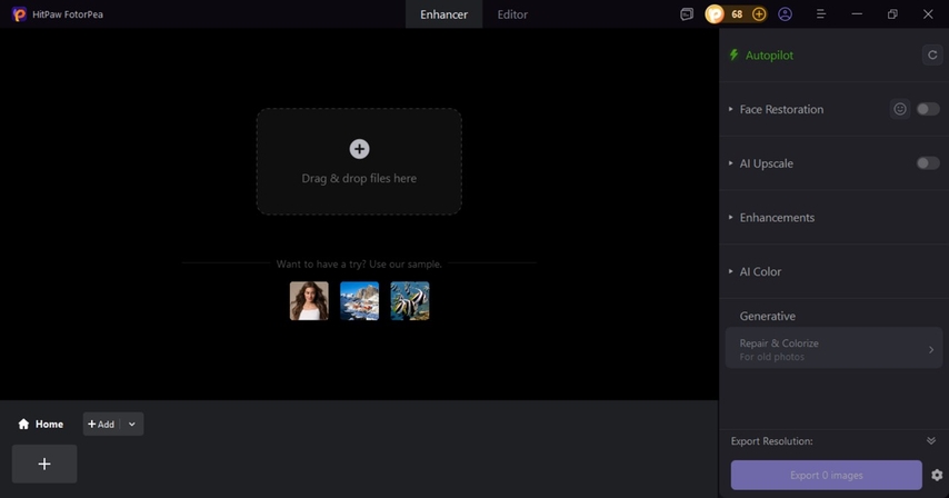 이미지 향상을 위한 사진 선택
