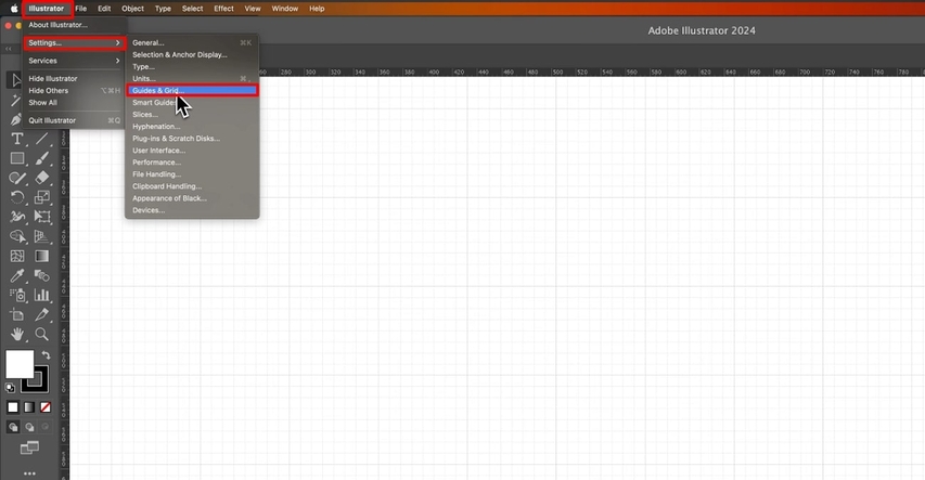 choose-settings-to-select-guides-grids