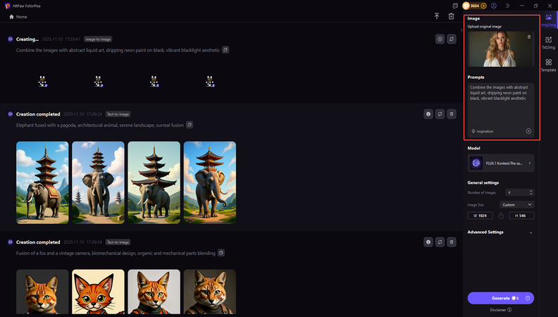 select the image to image