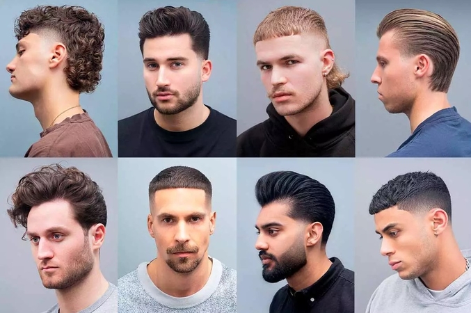 stylish cut hair style for men