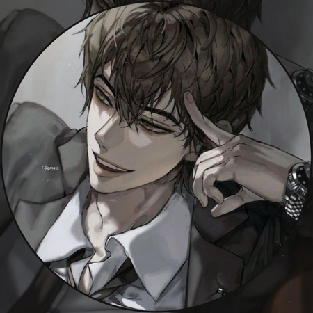 anime character sigma male wallpaper with strong and reserved look