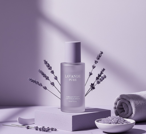 skincare products photography