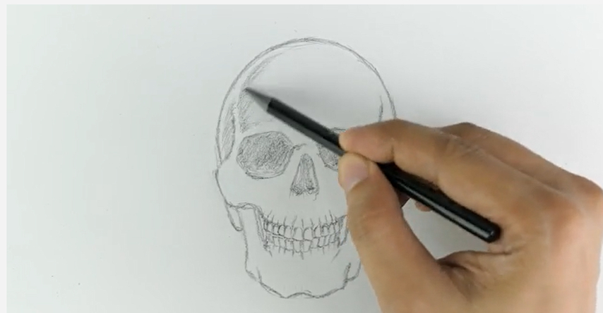 skull drawings