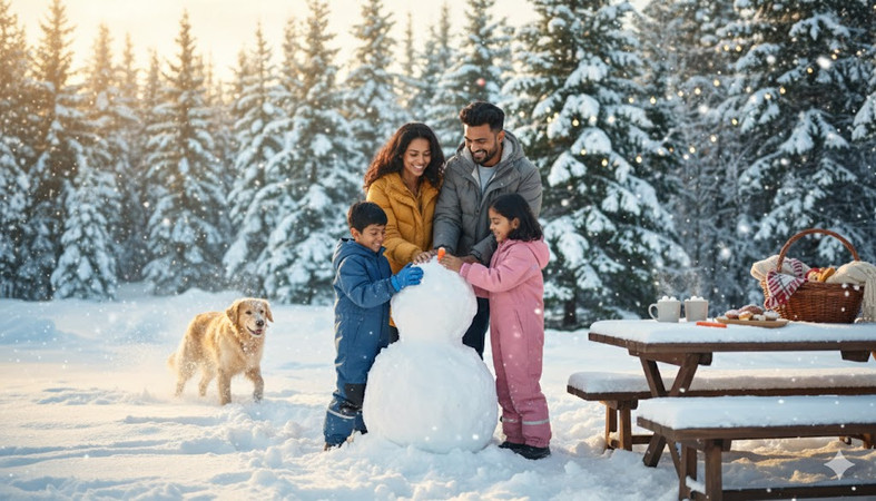 snow day family prompt