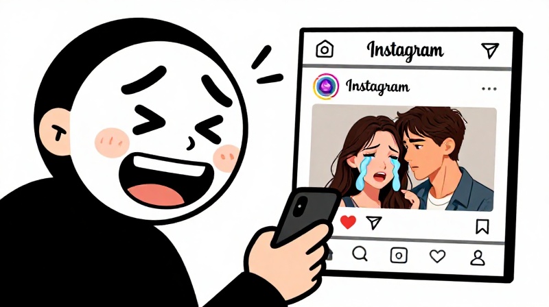 social suppression crying mask meme