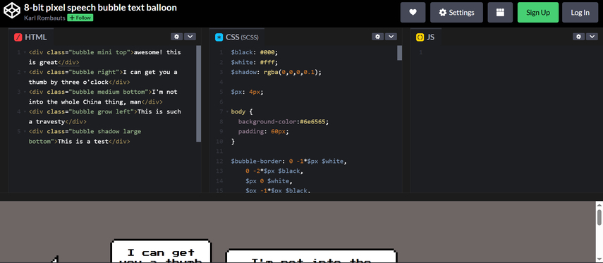 speech bubble meme maker
