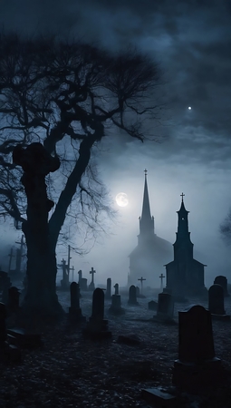 spooky graveyard woods photography ideas