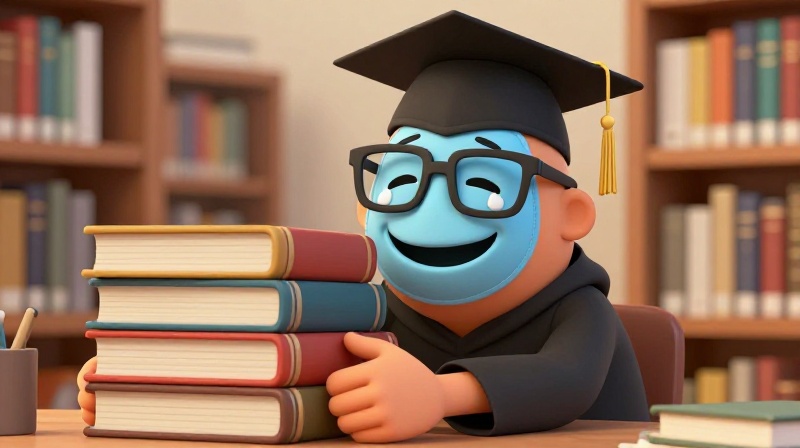 straight a student crying mask meme