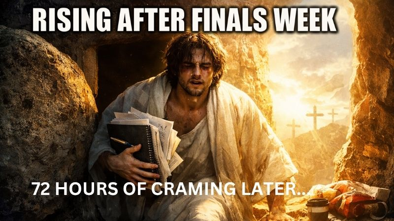 relatable student life jesus easter meme exams