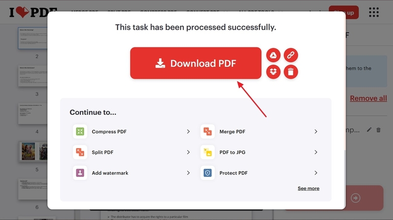 click on download pdf to export it