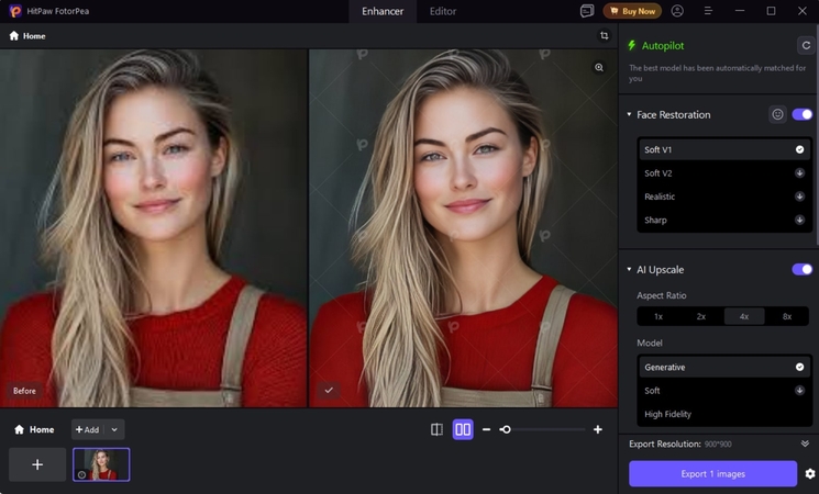 내보내기 눌러 렌더링