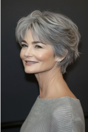 tapered cut for women over 60