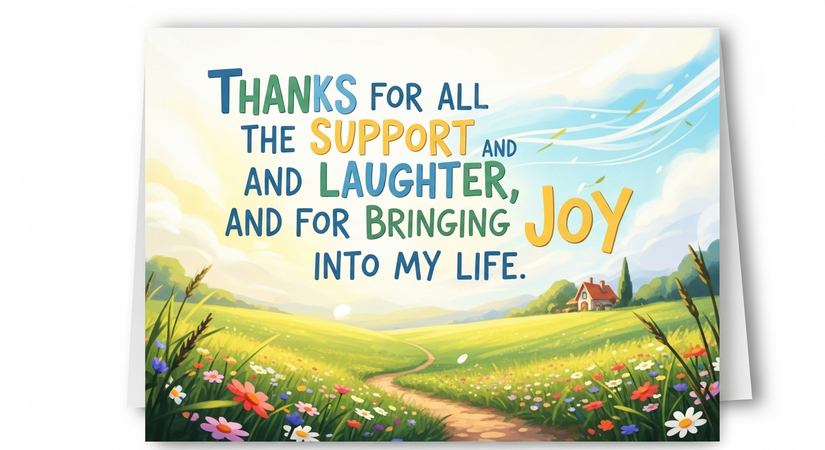 sincere thank you card ideas for friends