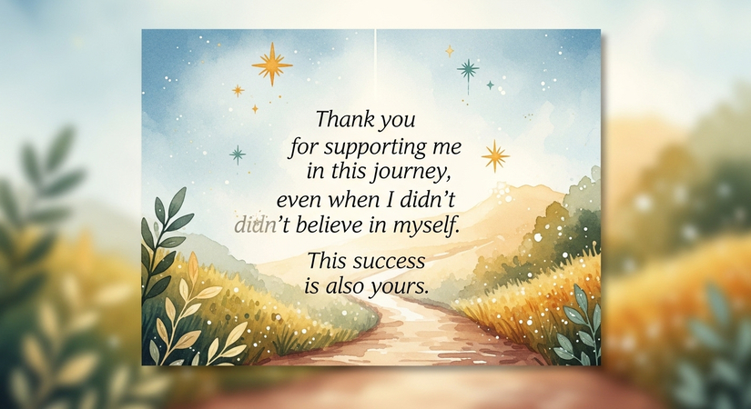 touching thank you card ideas for graduations