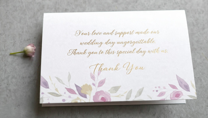 elegant thank you quotes for weddings