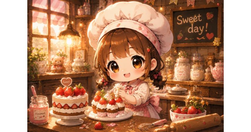 Tiny Baker Chibi