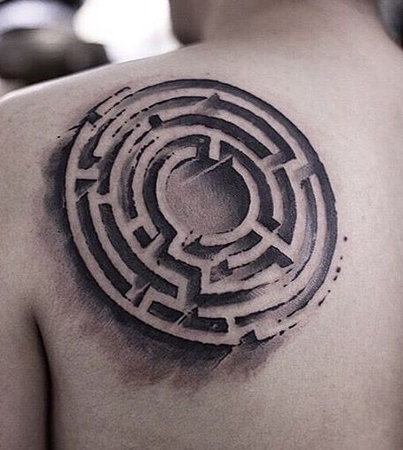 trippy creepy tattoos