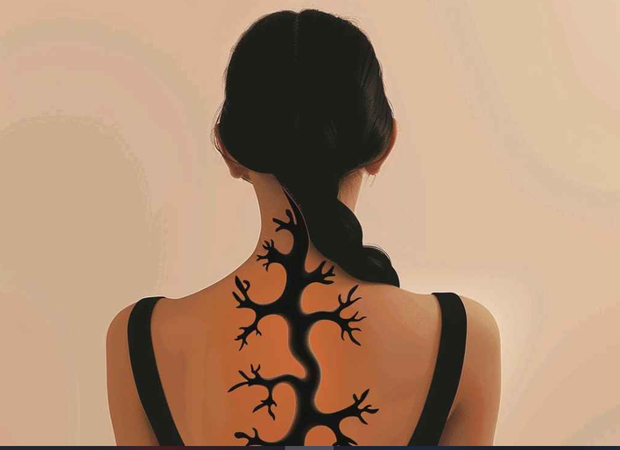 trippy smiley face tattoo