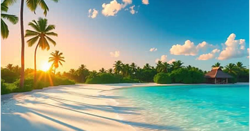 tropical ocean lofi wallpapers