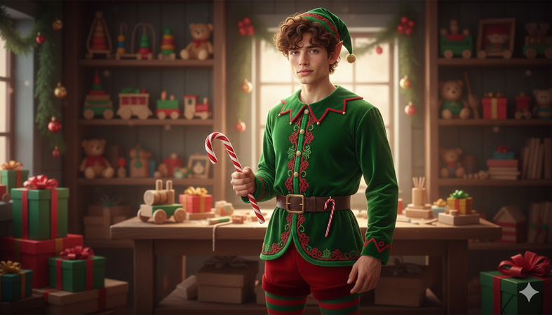 turn myself into a christmas elf