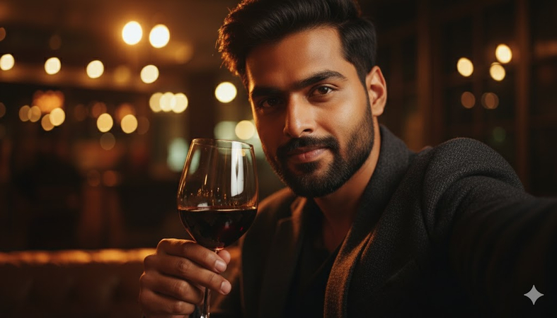 ultra realistic salon selfie