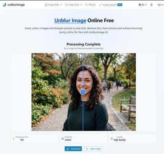 unblur image online free