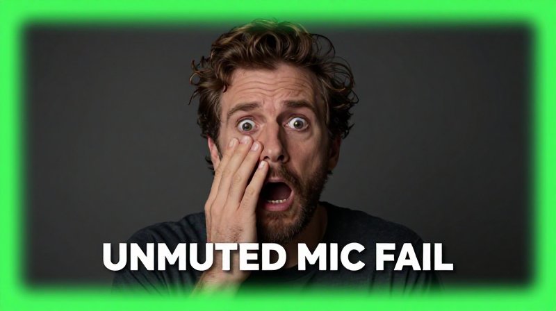 unmuted mic zoom fail meme