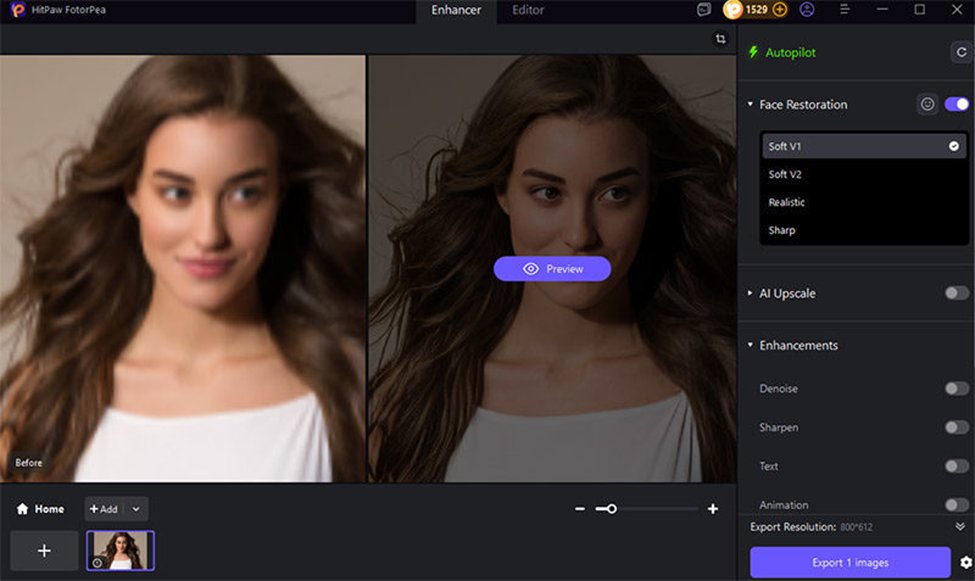 upload image to enhance photo