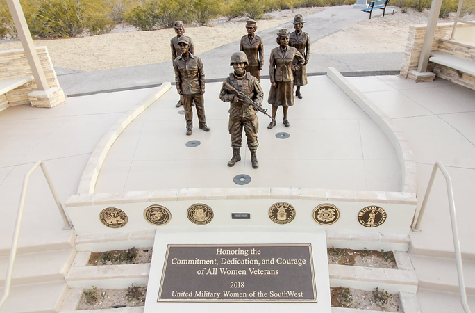 women marines veterans memorial statue