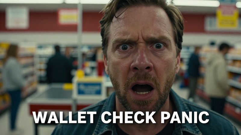 wallet check panic meme