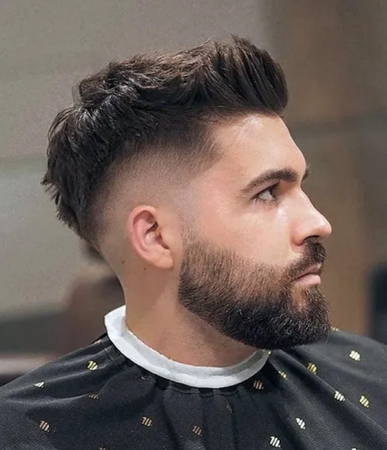 wavy gents short hairstyle