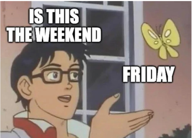 finally friday work meme