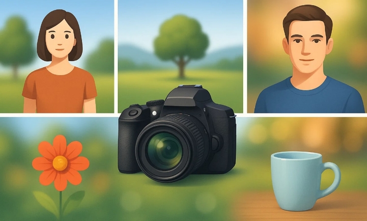 배경 흐림의 필요성