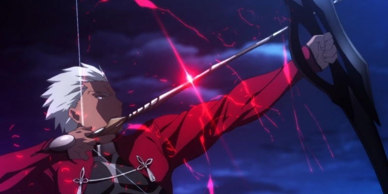 chico anime con pelo blanco archer