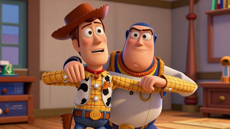 woody holding back buzz