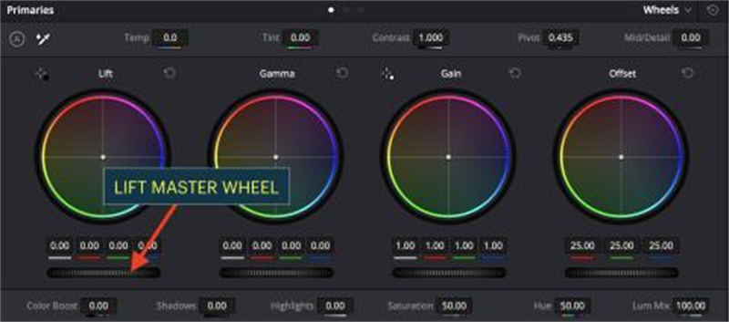 apply a lut to fix overexposed video