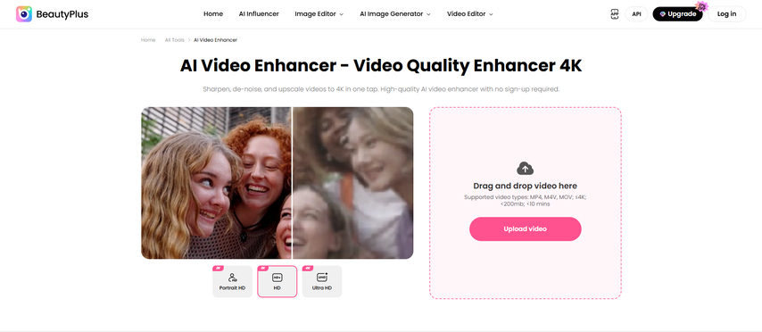 ai video quality enhancement