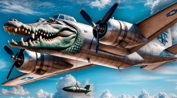 bombardino crocodilo the villain