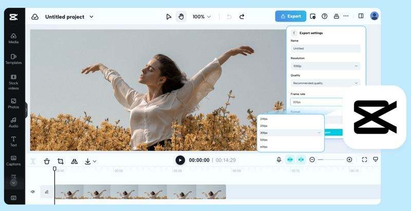 capcut 프레임 레이트 변환기