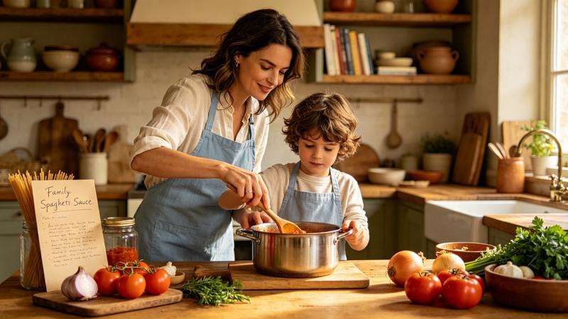 cook a family recipe together