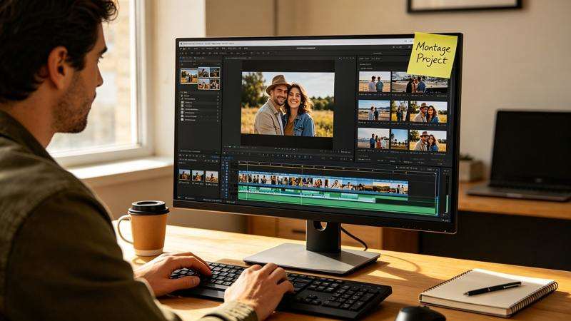 create a video montage