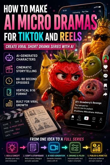 how to make AI micro drama