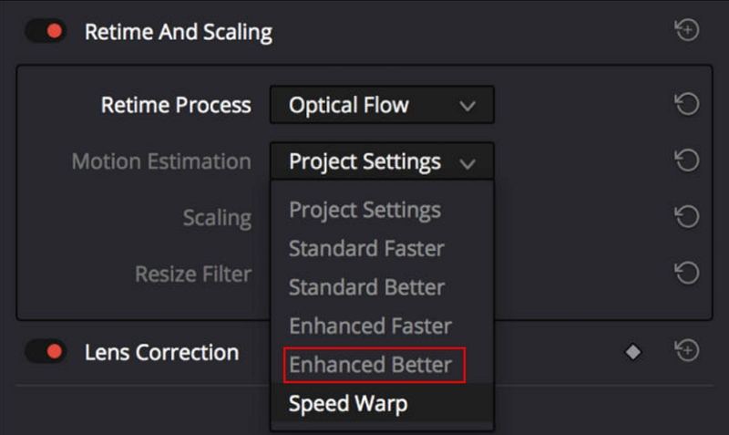 davinci motion estimation