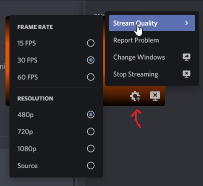 discord stream quality settings
