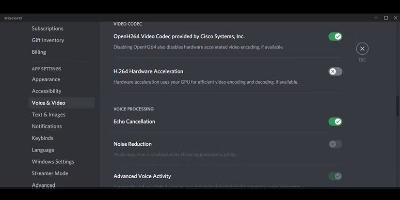 enable Discord hardware acceleration