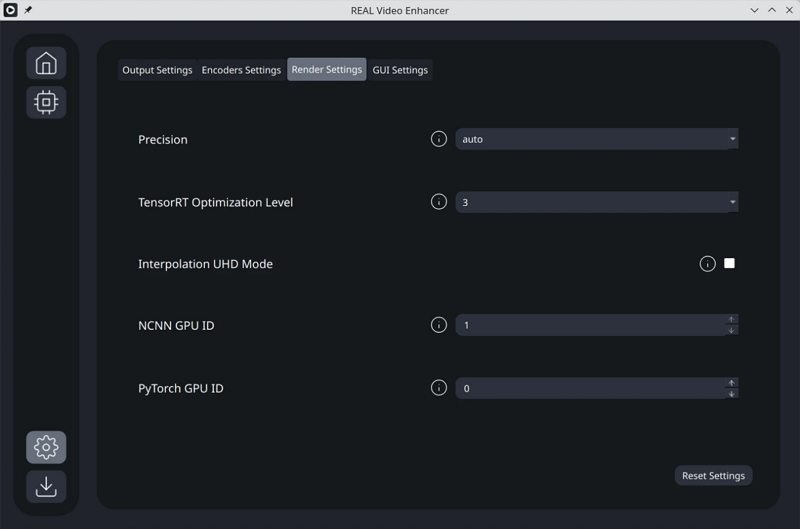 enable interpolation