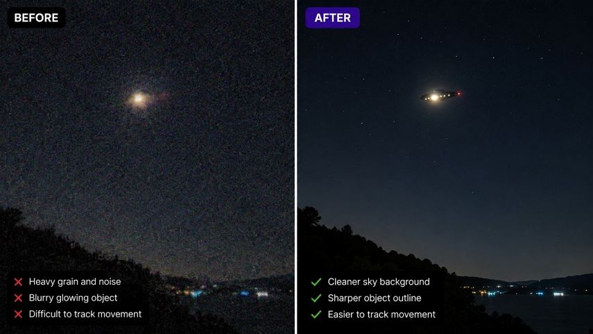 enhance UFO video