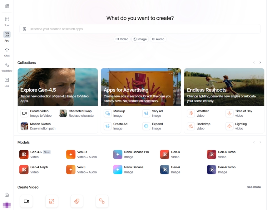 runway ai video generator