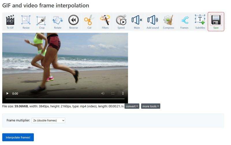 ezgif interpolate frames